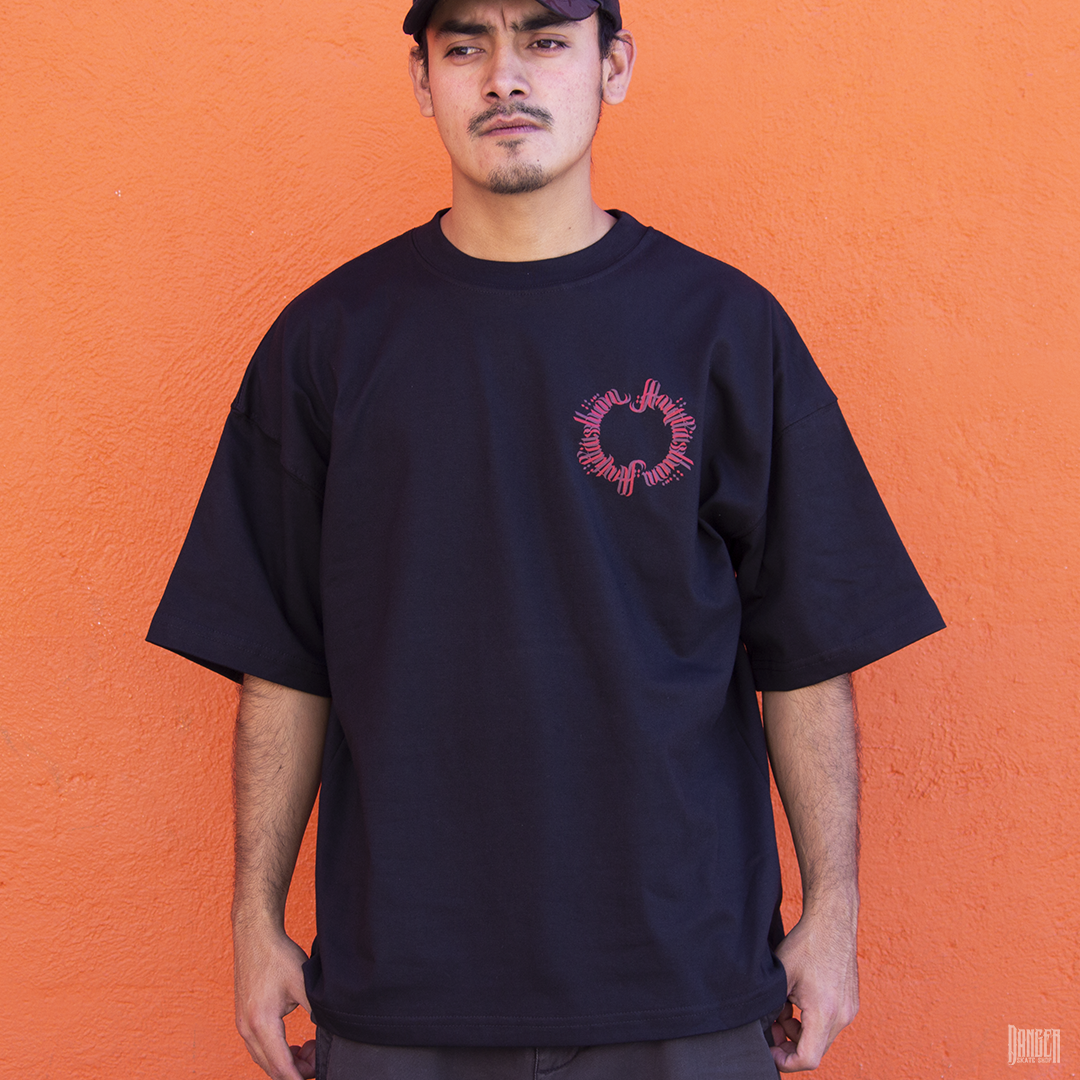 Playera Antifashion Prime Letter Cross Black