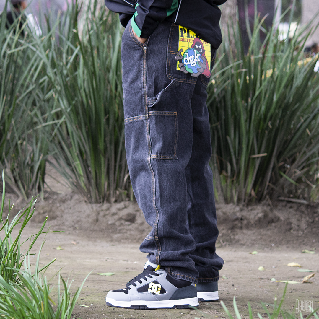 Pantalón DGK Utility Plaza Washed Black Denim