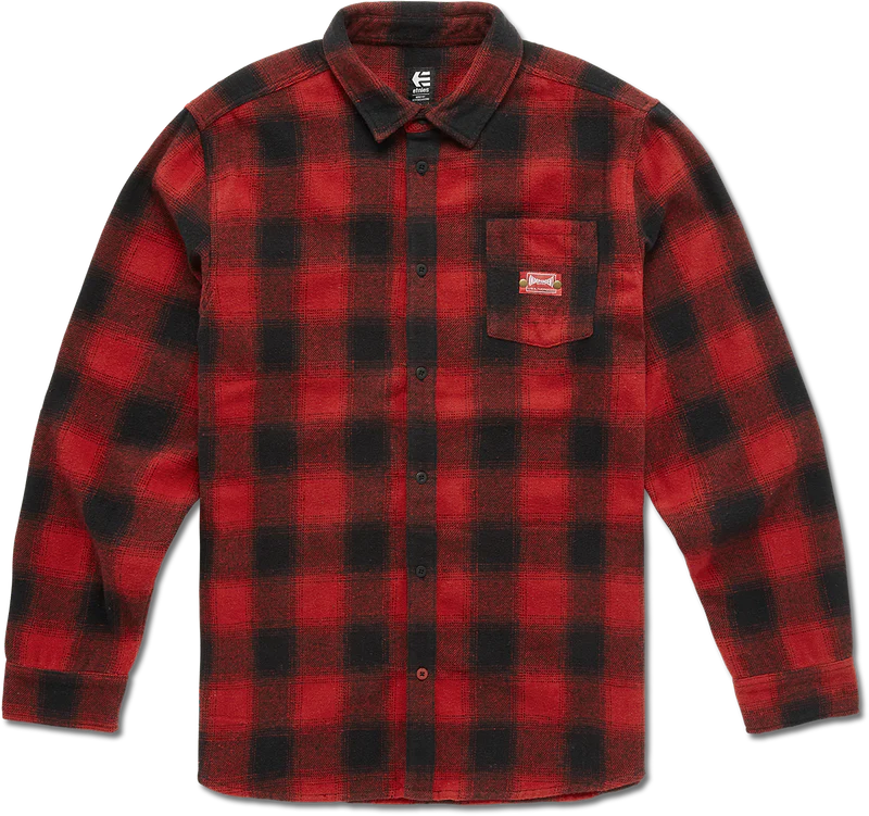 Camisa Etnies X INDY Flannel Red