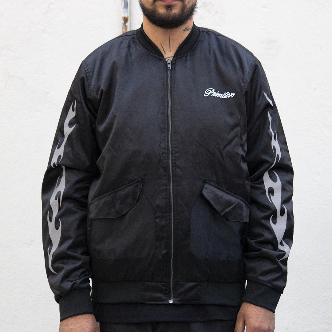 Chamarra  Primitive Capital Bomber Black