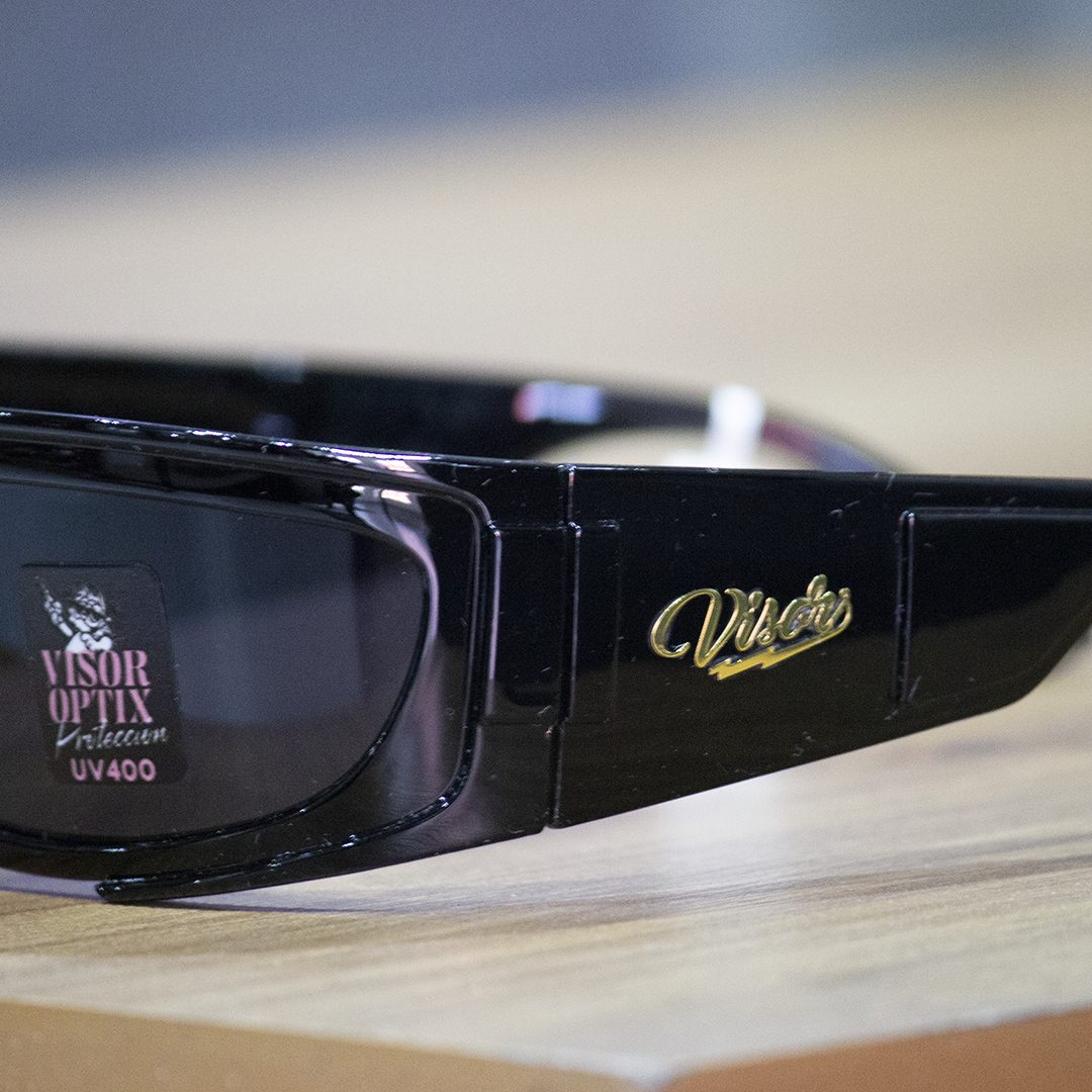 Lentes de Sol Visor Optix Yüng Negro