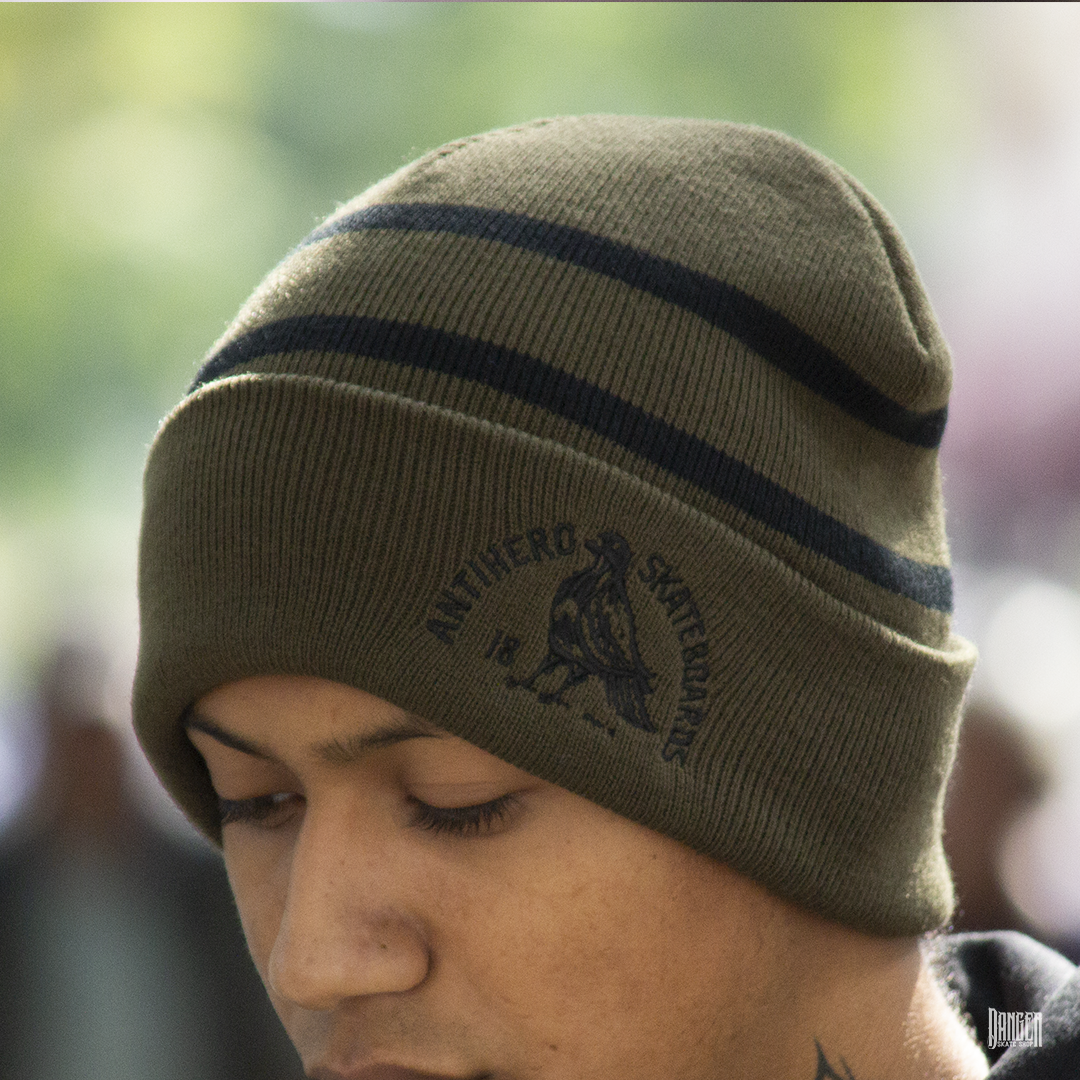 Beanie Antihero Clubhouse Olive Black