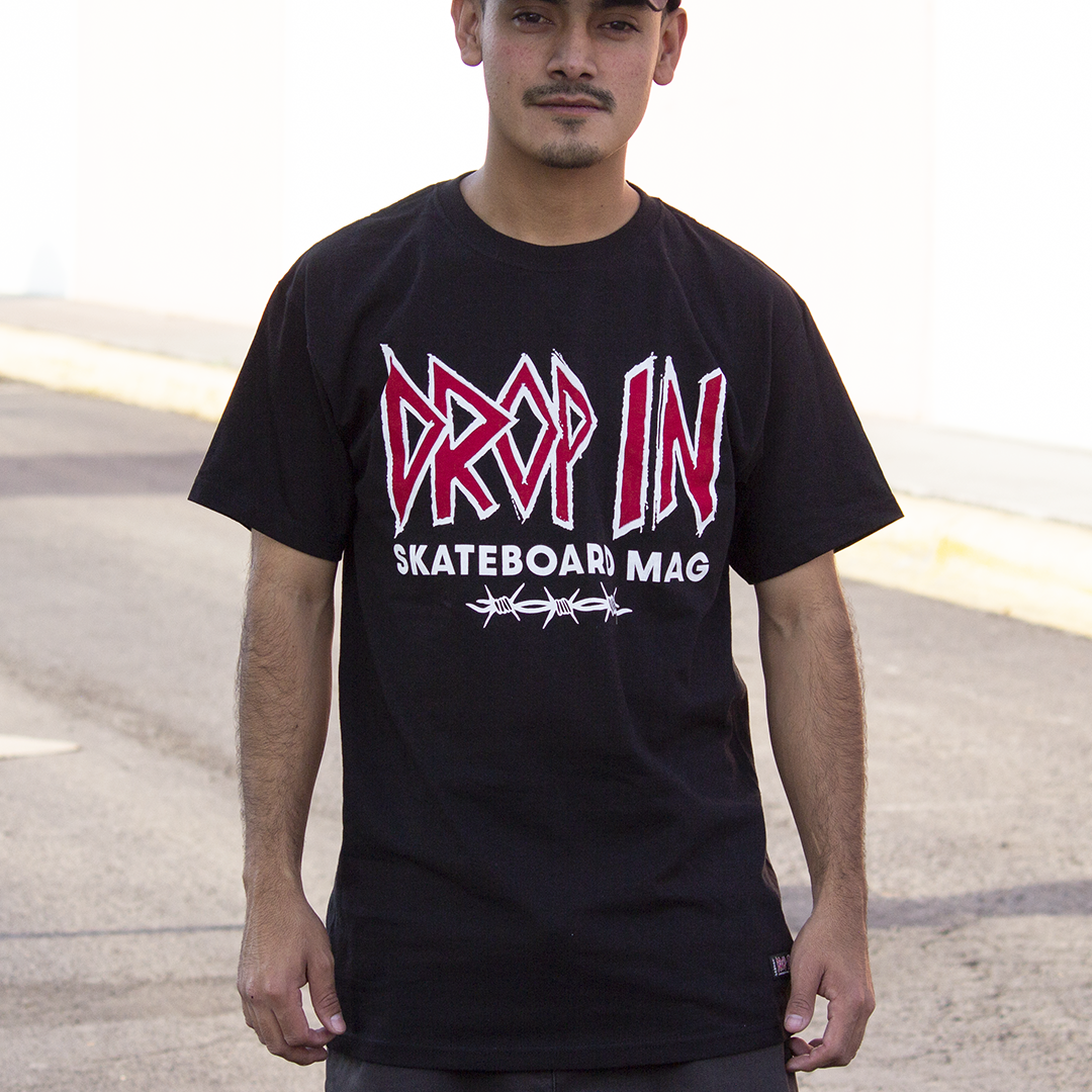 Playera Drop In Skateboard Magazine Puas