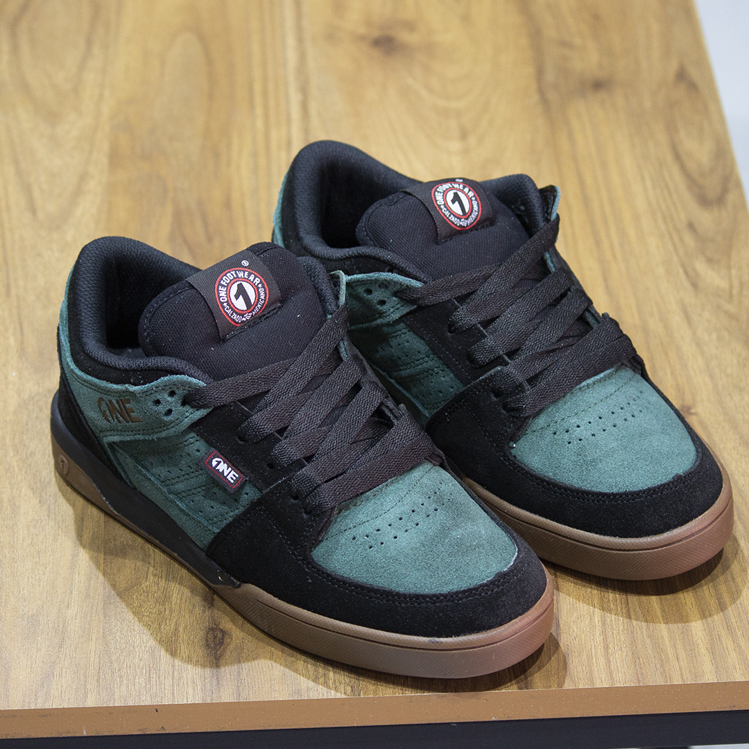 Tenis One Footwear 411 Low Black Green