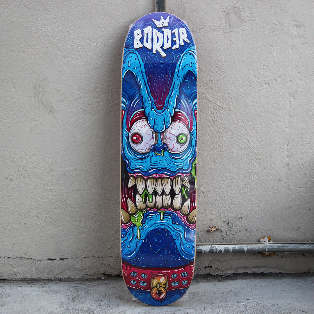 Tabla Border Big Monster Blue