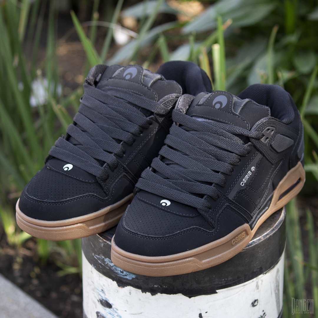 Tenis Osiris Peril Black Black Gum