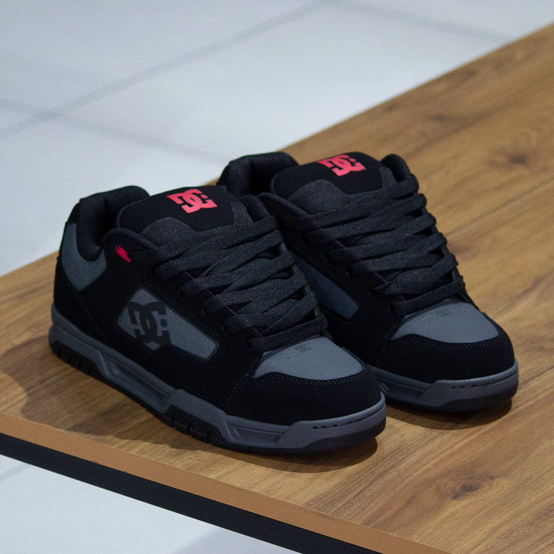 Tenis DC Coiler Black Grey Red