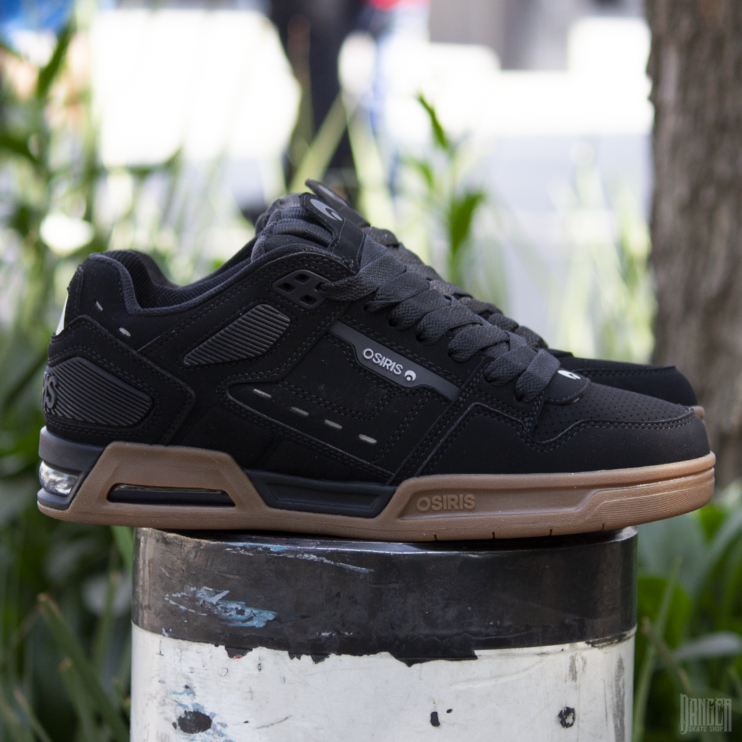 Tenis Osiris Peril Black Black Gum