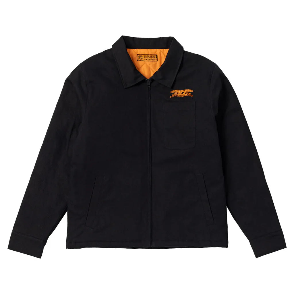 Chamarra Antihero Basic Eagle Stash Black Orange
