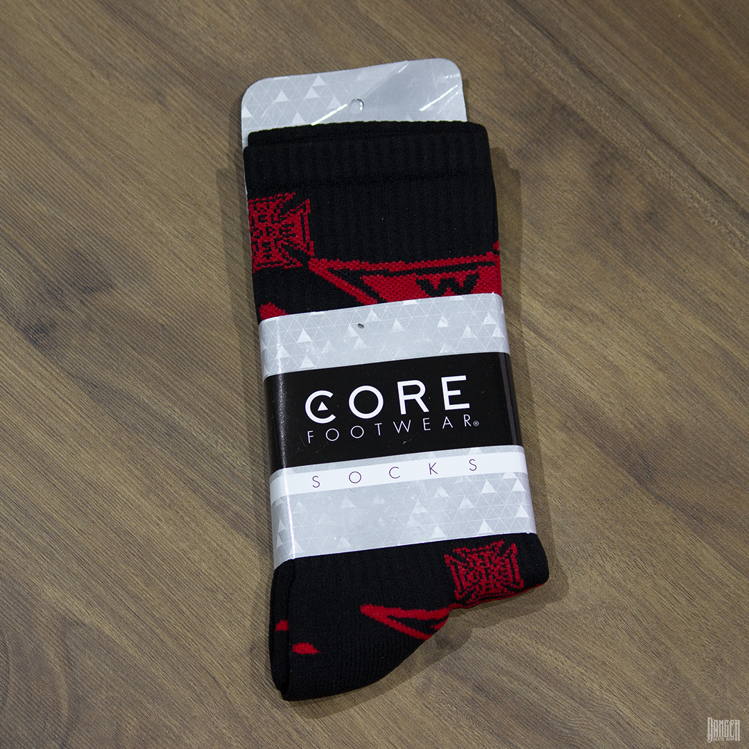 Calcetas Core West Coast Rojo