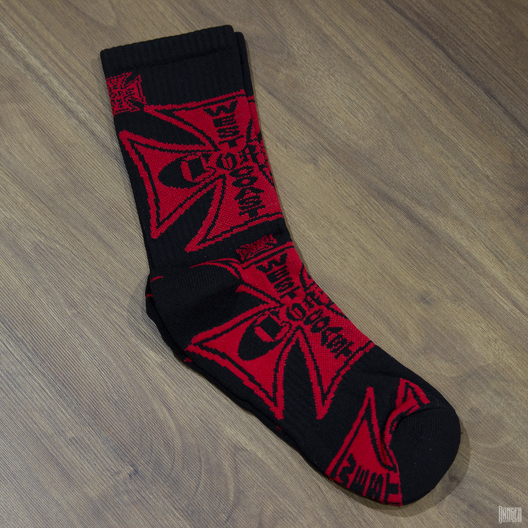 Calcetas Core West Coast Rojo