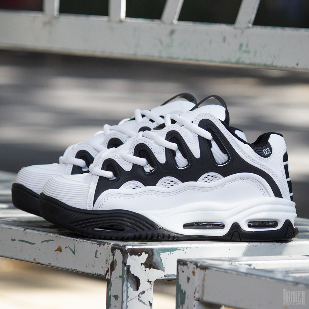 Tenis Osiris D3 2001 White Black White