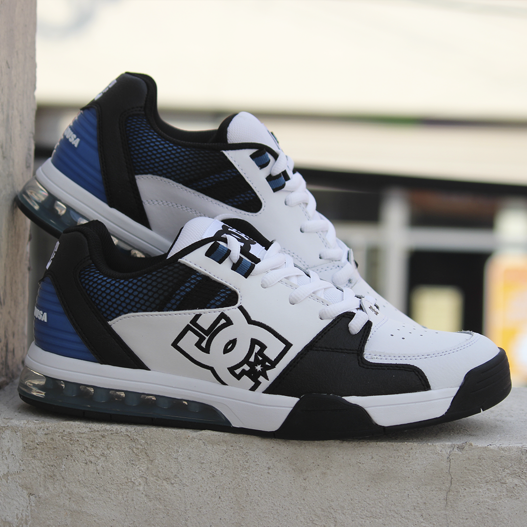 Tenis DC Versatile White Black Blue