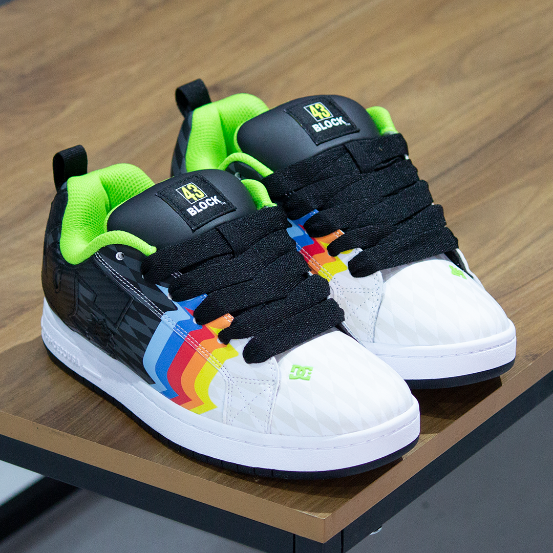 Tenis DC 43i Court Graffik Black White Multi