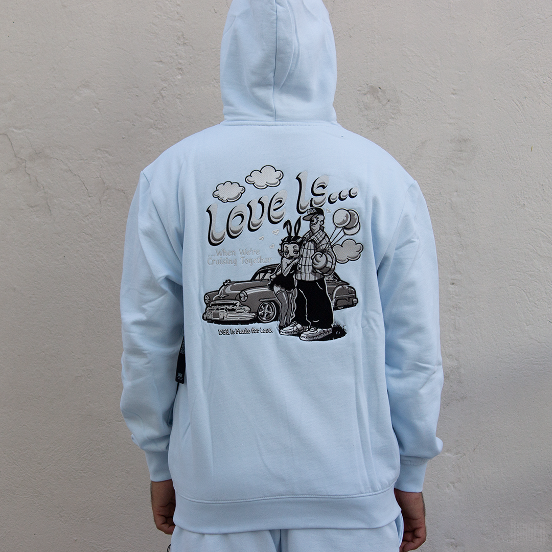 Sudadera DGK Love Is... Embroidered Fleece Blue