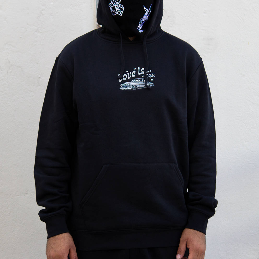 Sudadera DGK Love Is... Embroidered Fleece Black
