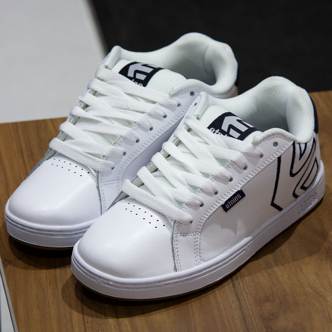 Tenis Etnies Fader White White Navy