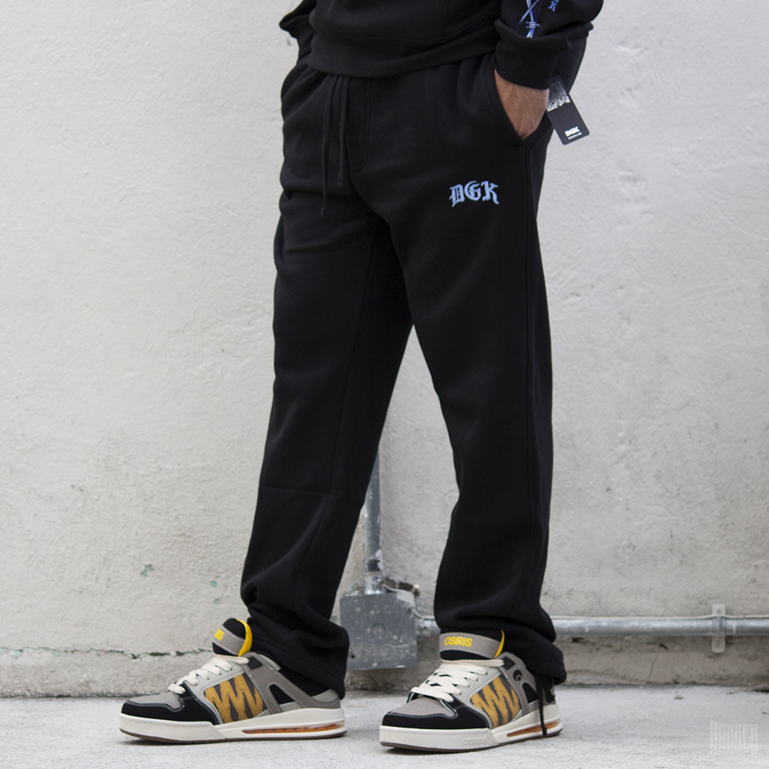 Pants DGK Praise Fleece Black