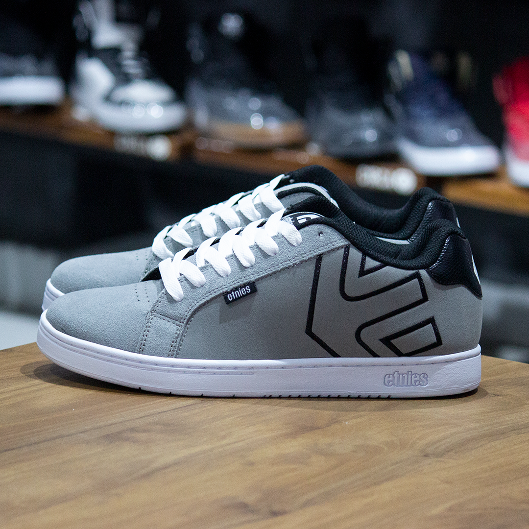 Tenis Etnies Fader Light Grey Black