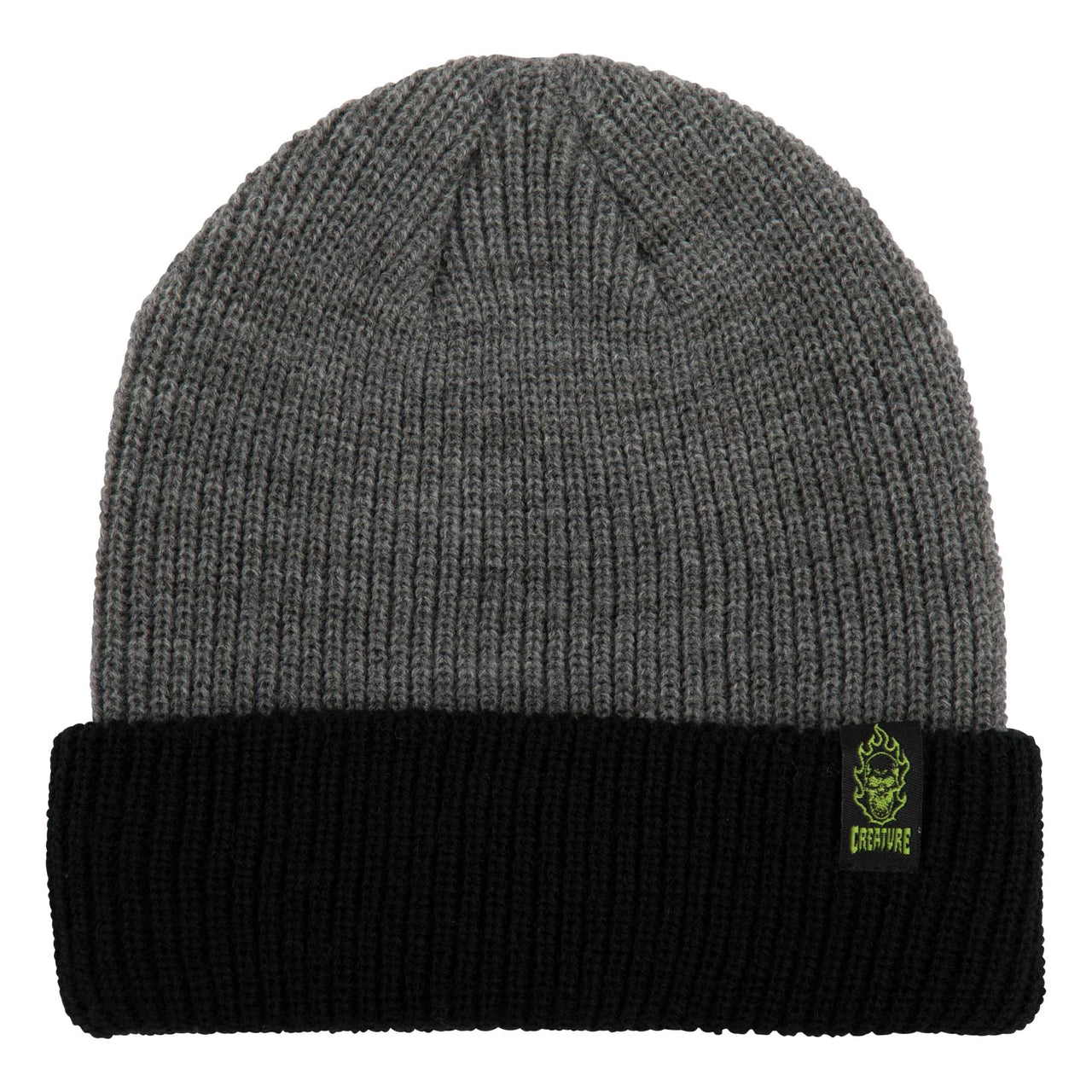 Beanie Creature Bonehead Label Black Grey