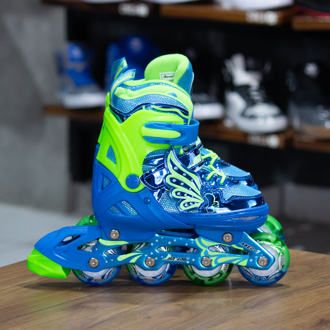 Patines Jingfeng Blue Green