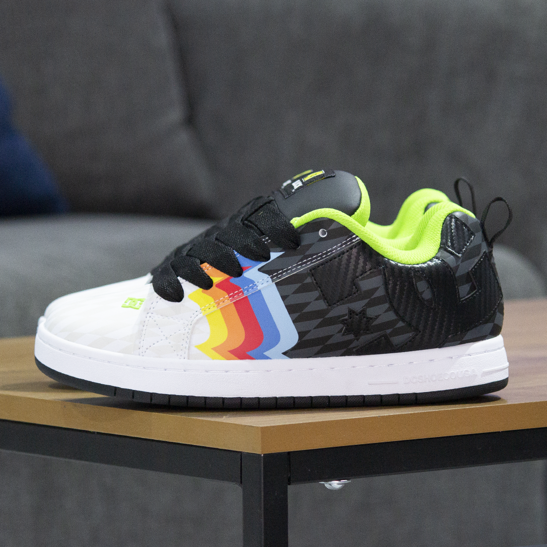 Tenis DC 43i Court Graffik Black White Multi