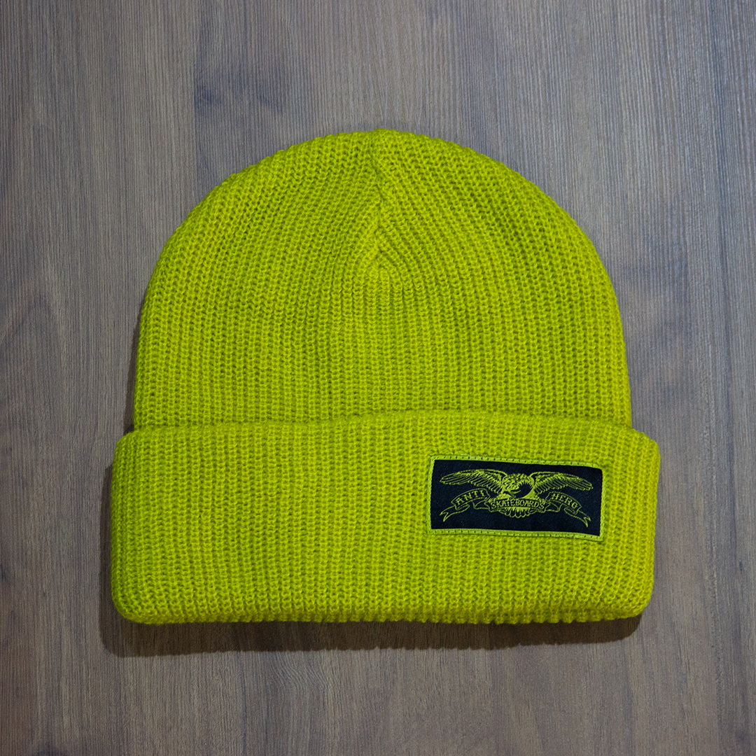 Beanie Antihero Stock Eagle Label Yellow