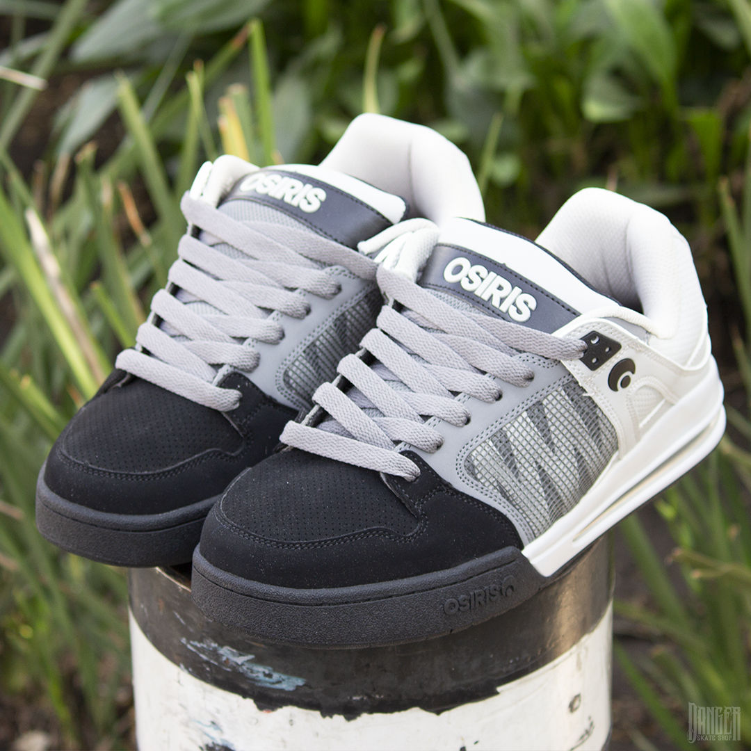 Tenis Osiris Pixel Black Charcoal Grey