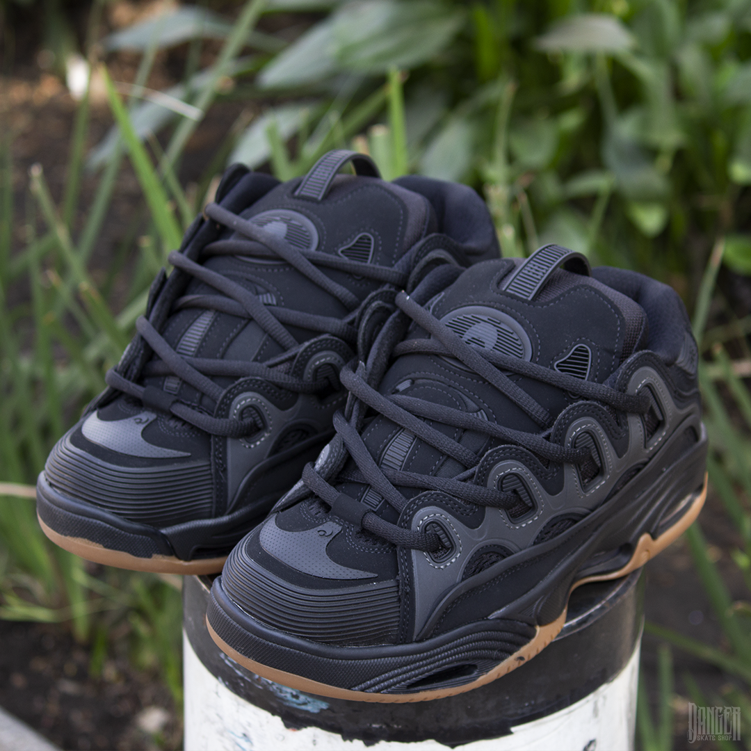 Tenis Osiris D3 2001 Black Black Gum