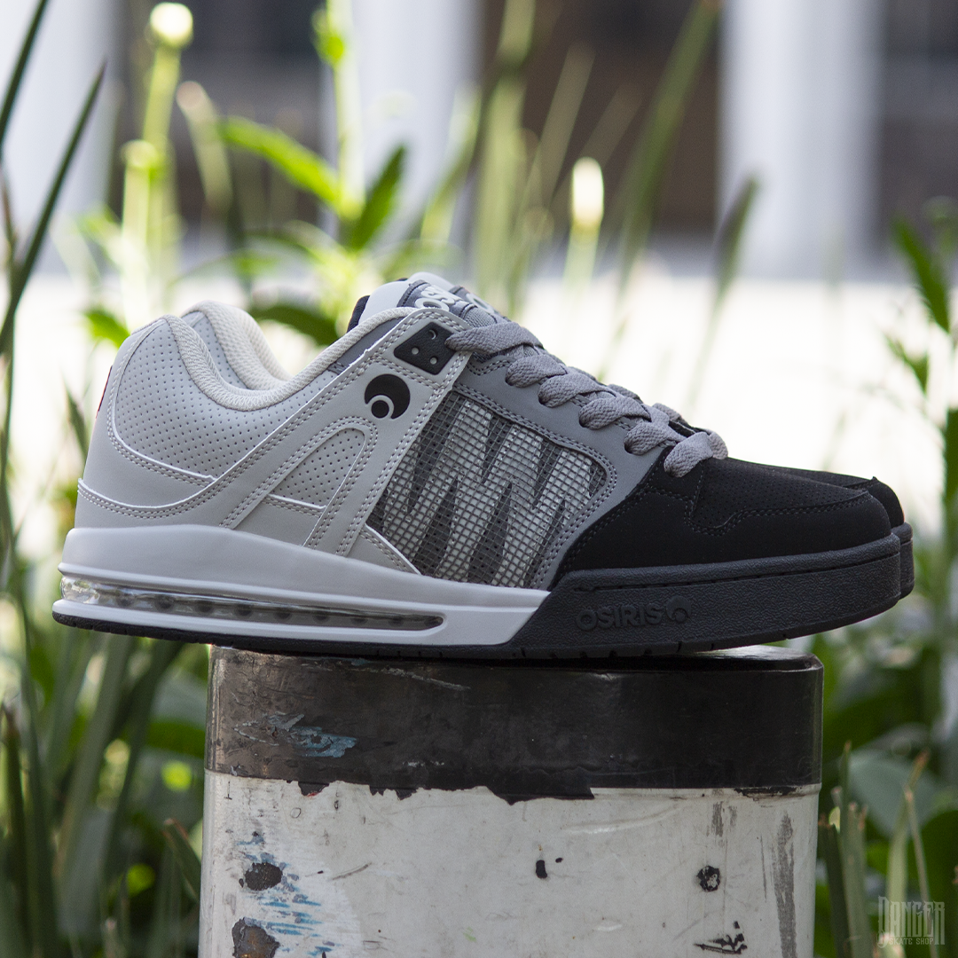 Tenis Osiris Pixel Black Charcoal Grey