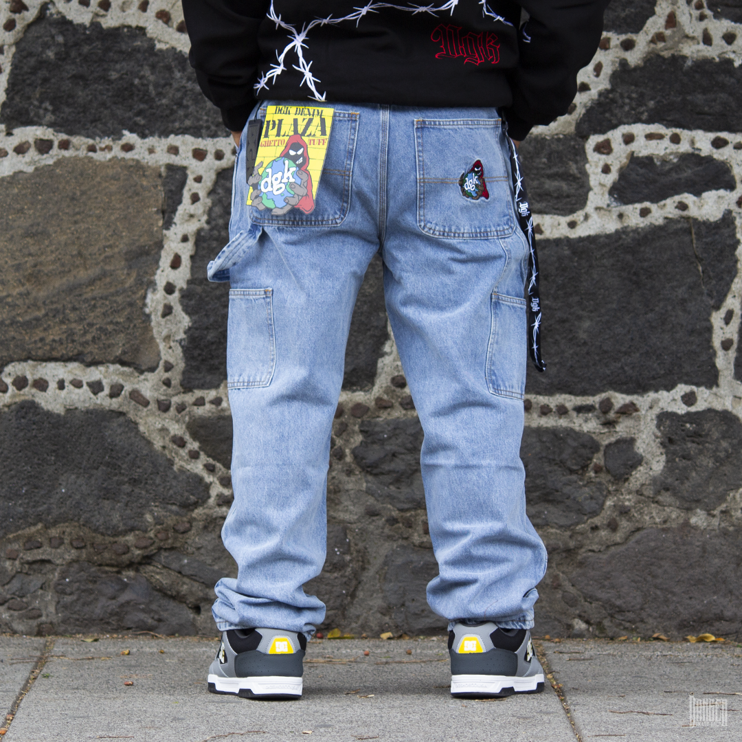 Pantalón DGK Utility Plaza Indigo Washed Denim