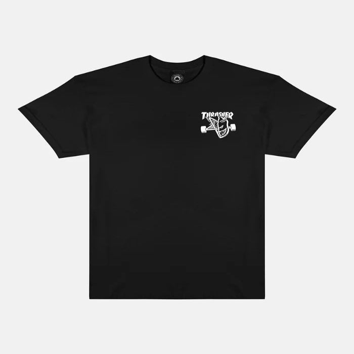 Playera Thrasher x Spitfire Classic Swirl Black