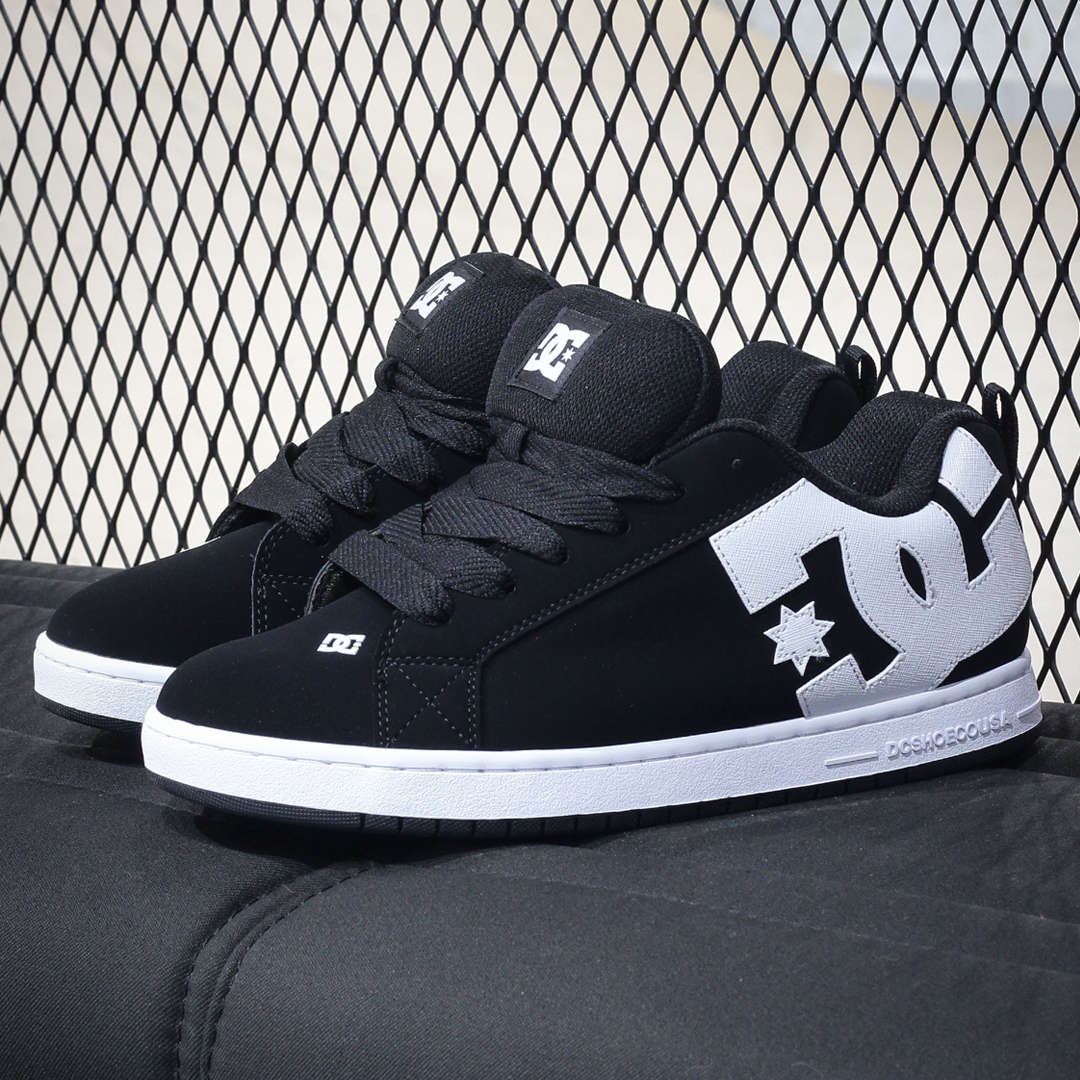 Tenis DC Court Graffik Black White