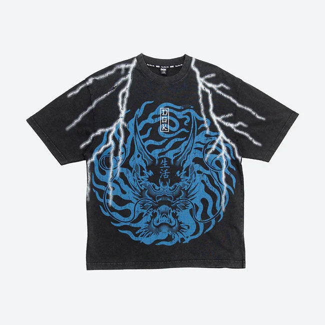 Playera DGK Storm Knit Washed Black