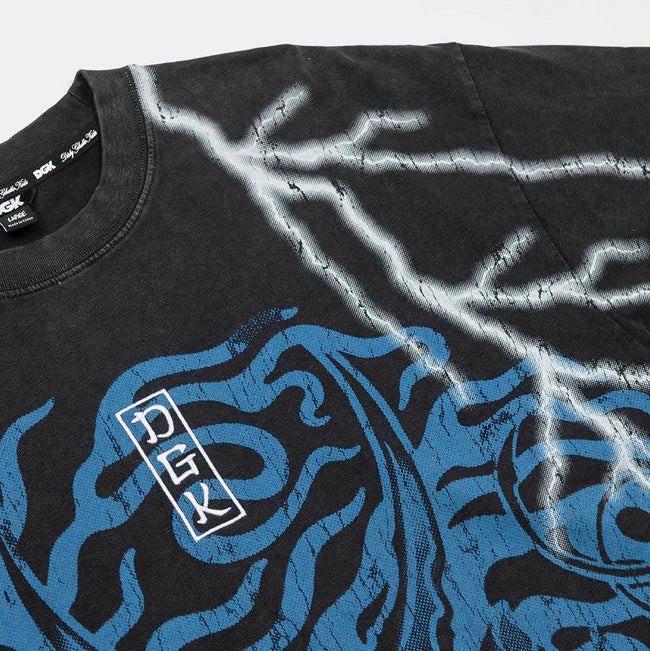 Playera DGK Storm Knit Washed Black