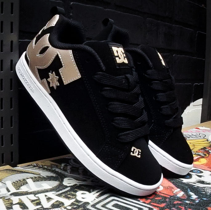 Tenis DC Court Graffik Black Rose Gold