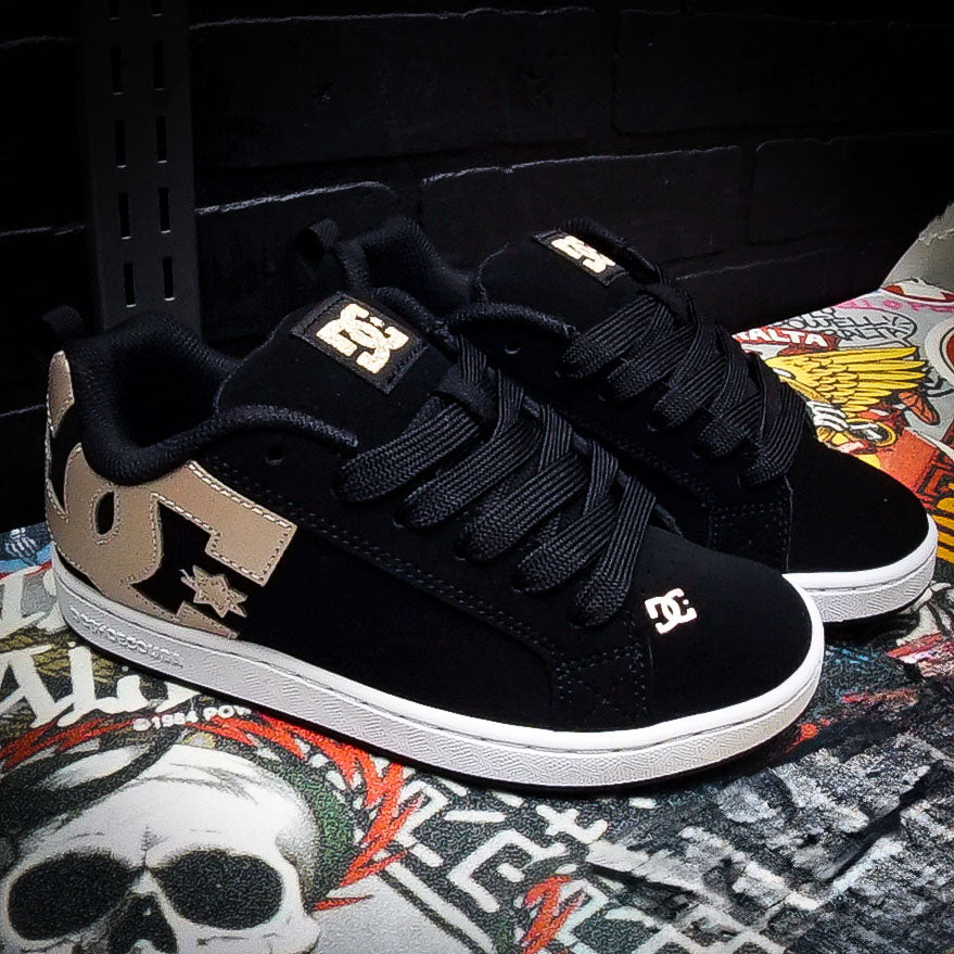 Tenis DC Court Graffik Black Rose Gold