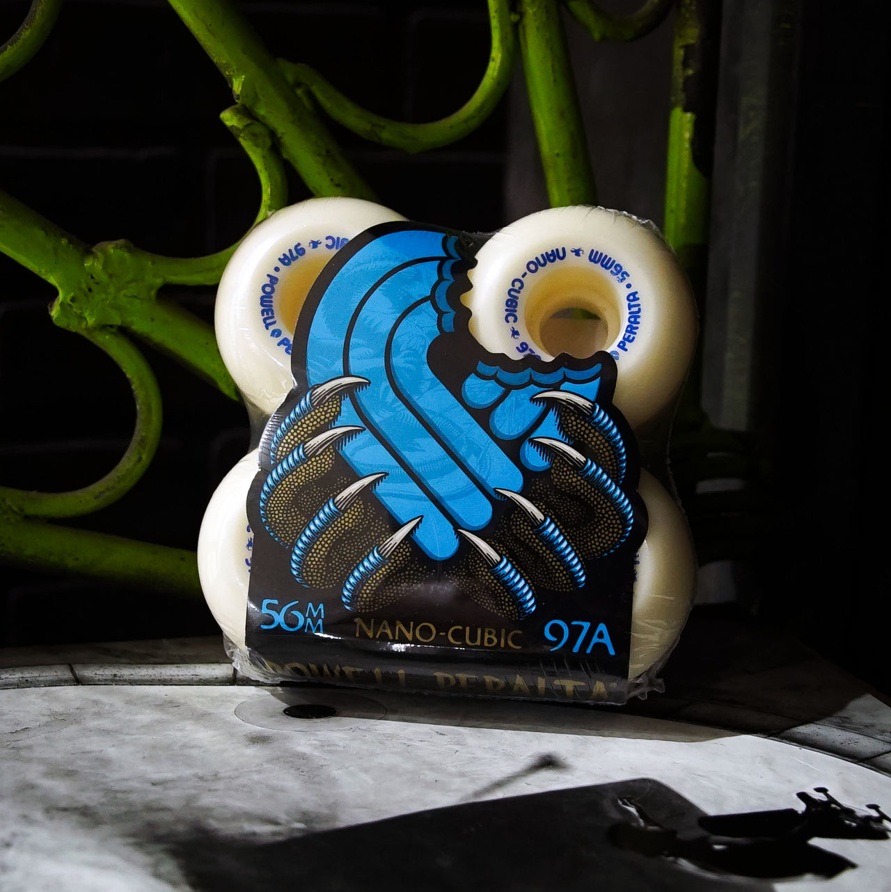 Ruedas Powell Peralta Nano Cubic Blue 97A