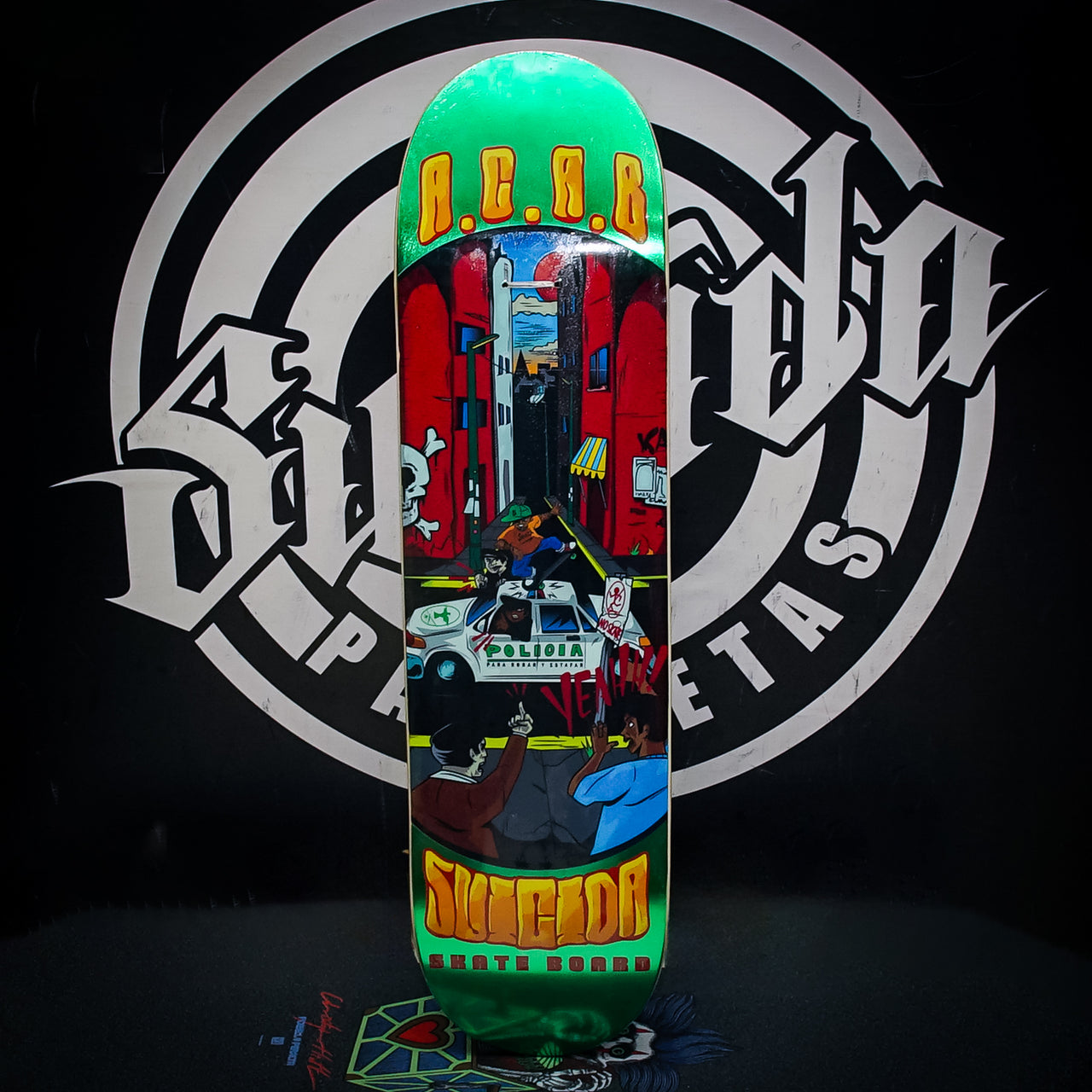 Tabla Suicida A.C.A.B Green Foil
