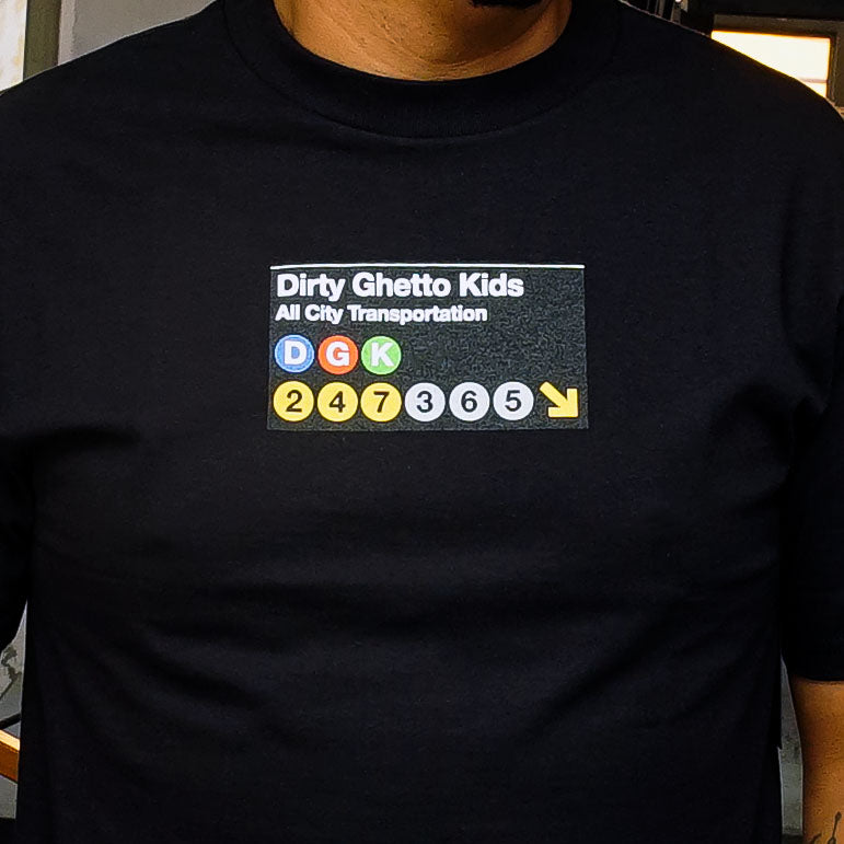 Playera DGK Foot Patrol Black