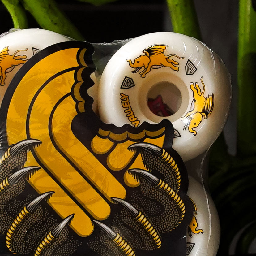 Ruedas Powell Peralta Mike Vallely Dragon Fórmula Yellow V6 95A