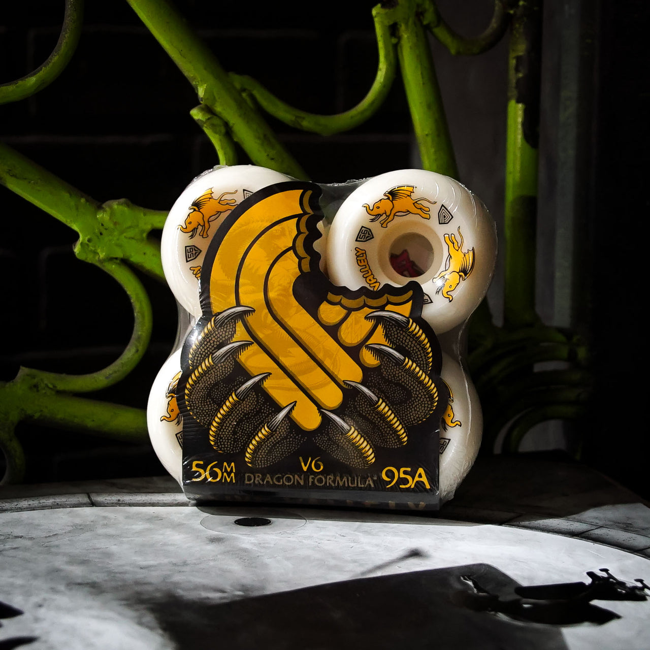 Ruedas Powell Peralta Mike Vallely Dragon Fórmula Yellow V6 95A