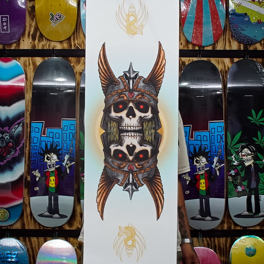 Lija Powell Peralta Andy Anderson Skull Egg 10.5 x 33
