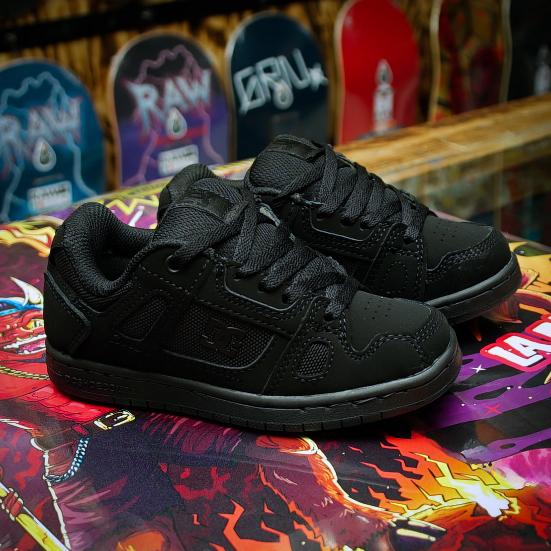 Tenis DC Stag Black Black Black Kids