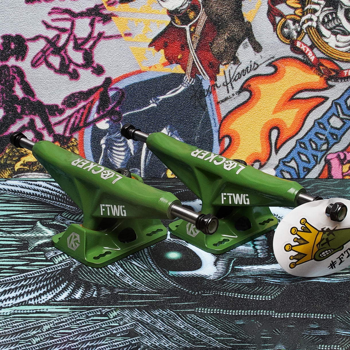 Trucks Grind King Locker 2 Army Green