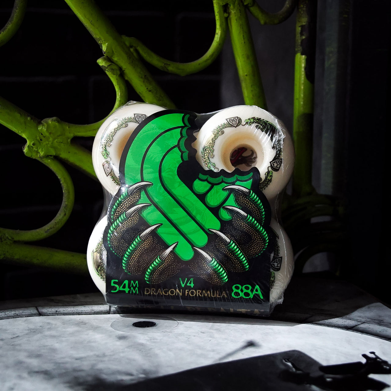 Ruedas Powell Peralta Dragon Fórmula Green V4 88A
