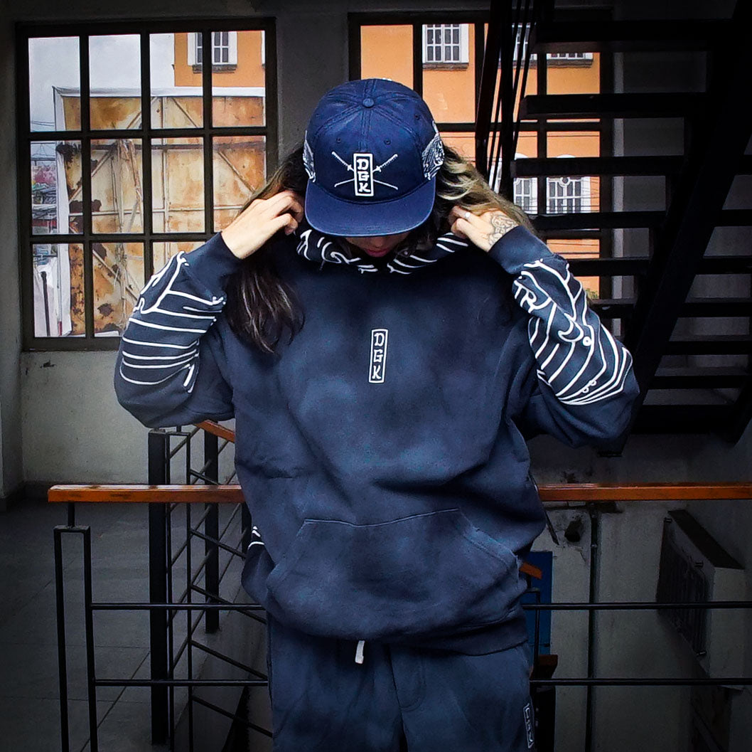 Sudadera DGK Oceans Embroidered Indigo