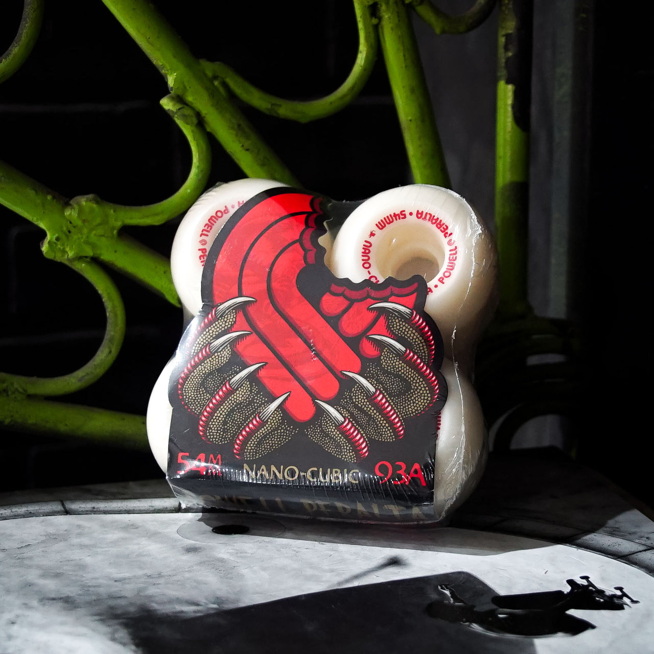 Ruedas Powell Peralta Nano Cubic Red 93A