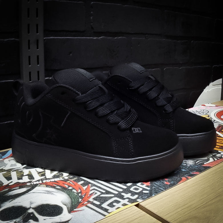 Tenis DC Court Graffik Platform Black