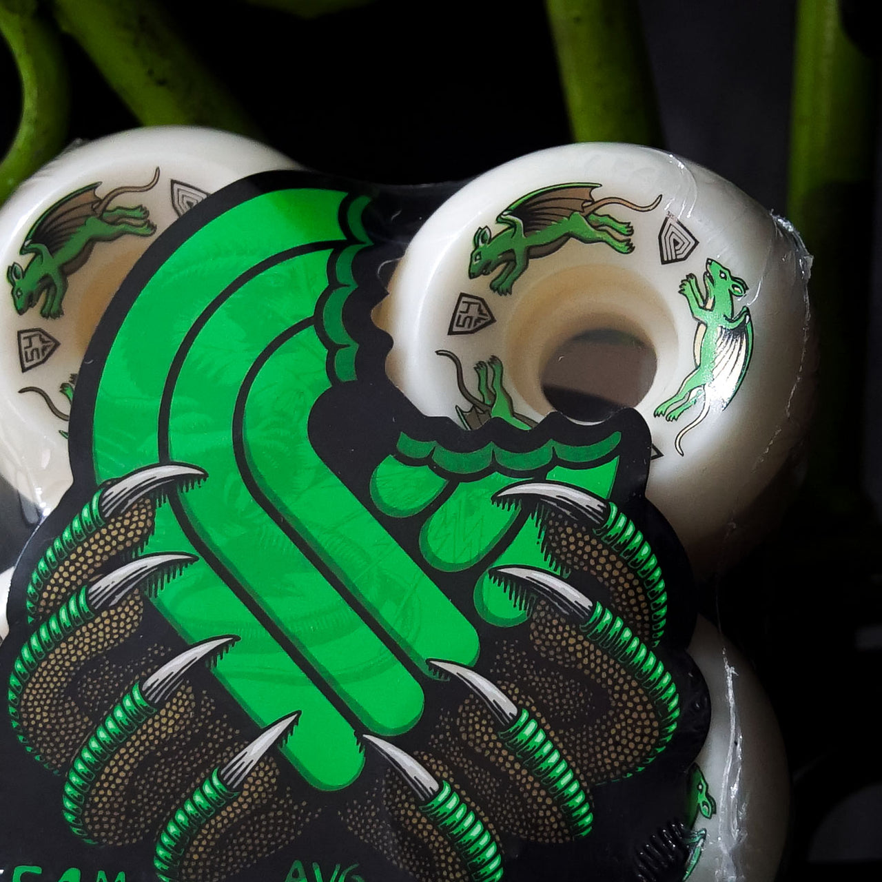 Ruedas Powell Peralta Nano Rats Green AV6 88A